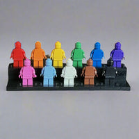Pride Tribute Set - 11 Custom Monochrome Figures – Brick Compatible Minifigures - BIG FRENCHIES