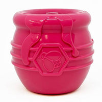 Honey Pot Dog eCup Treat Dispenser | Durable PUP-X Rubber Enrichment Toy | USA Made - BIG FRENCHIES