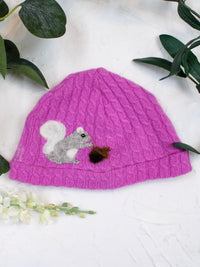 Squirrel Cashmere Hat - Baby - BIG FRENCHIES