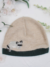 Raccoon Cashmere Hat - Baby - BIG FRENCHIES