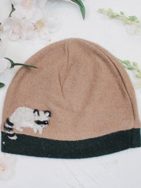 Raccoon Cashmere Hat - Baby - BIG FRENCHIES