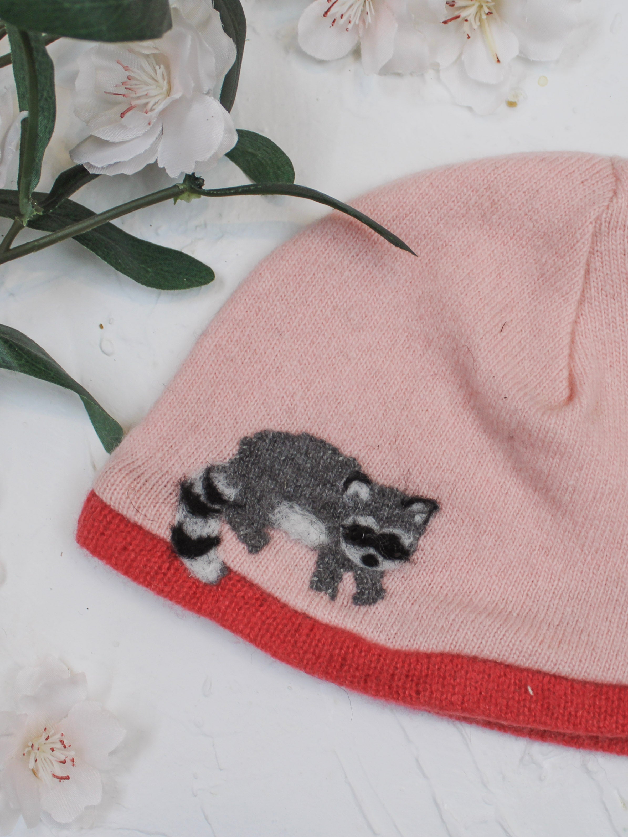 Raccoon Cashmere Hat - Baby - BIG FRENCHIES