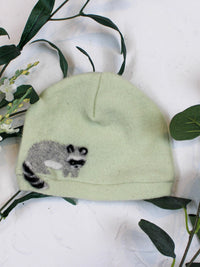 Raccoon Cashmere Hat - Baby - BIG FRENCHIES