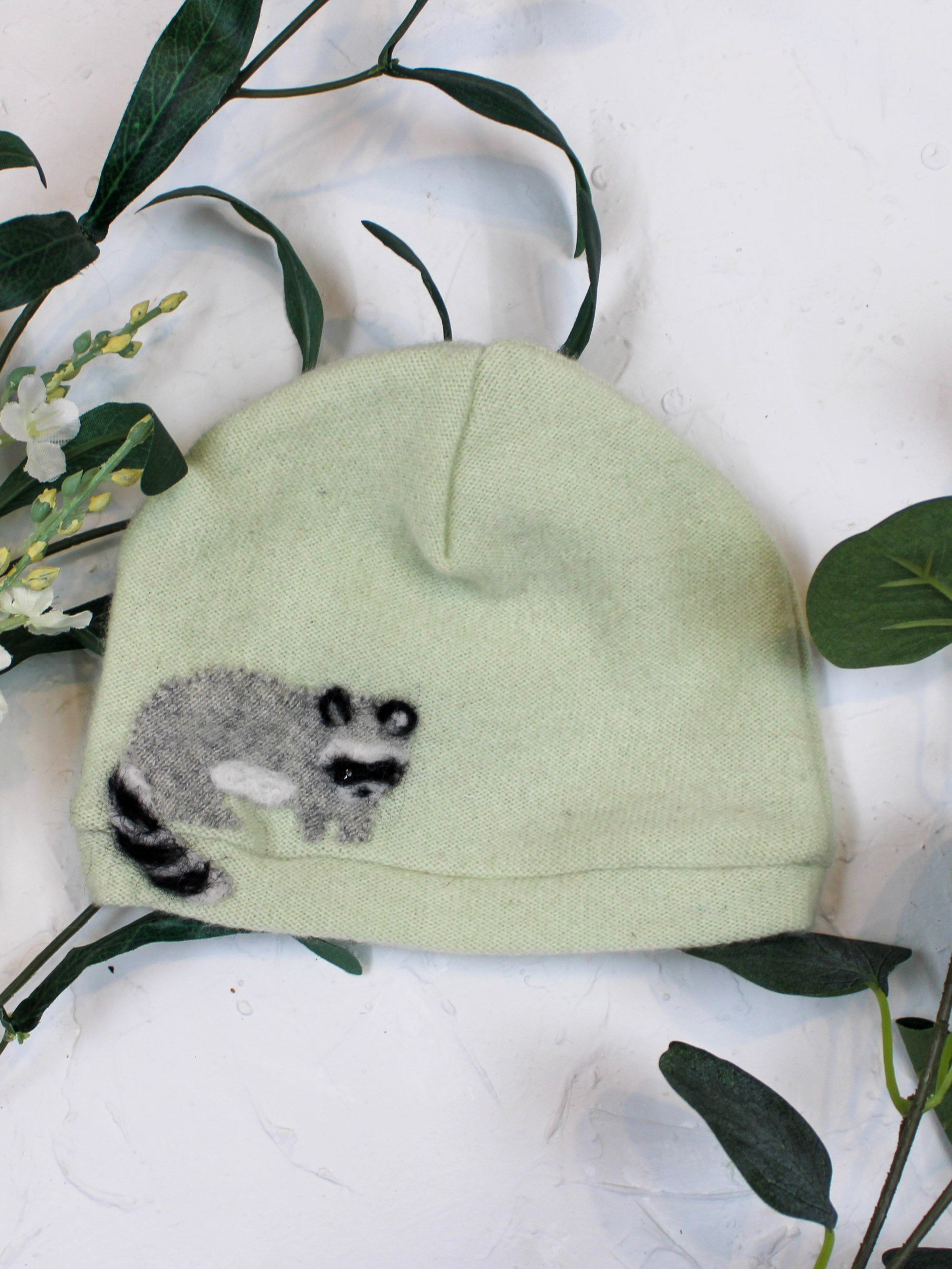 Raccoon Cashmere Hat - Baby - BIG FRENCHIES