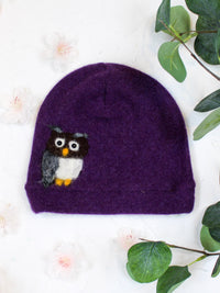 Owl Cashmere Hat - Toddler - BIG FRENCHIES