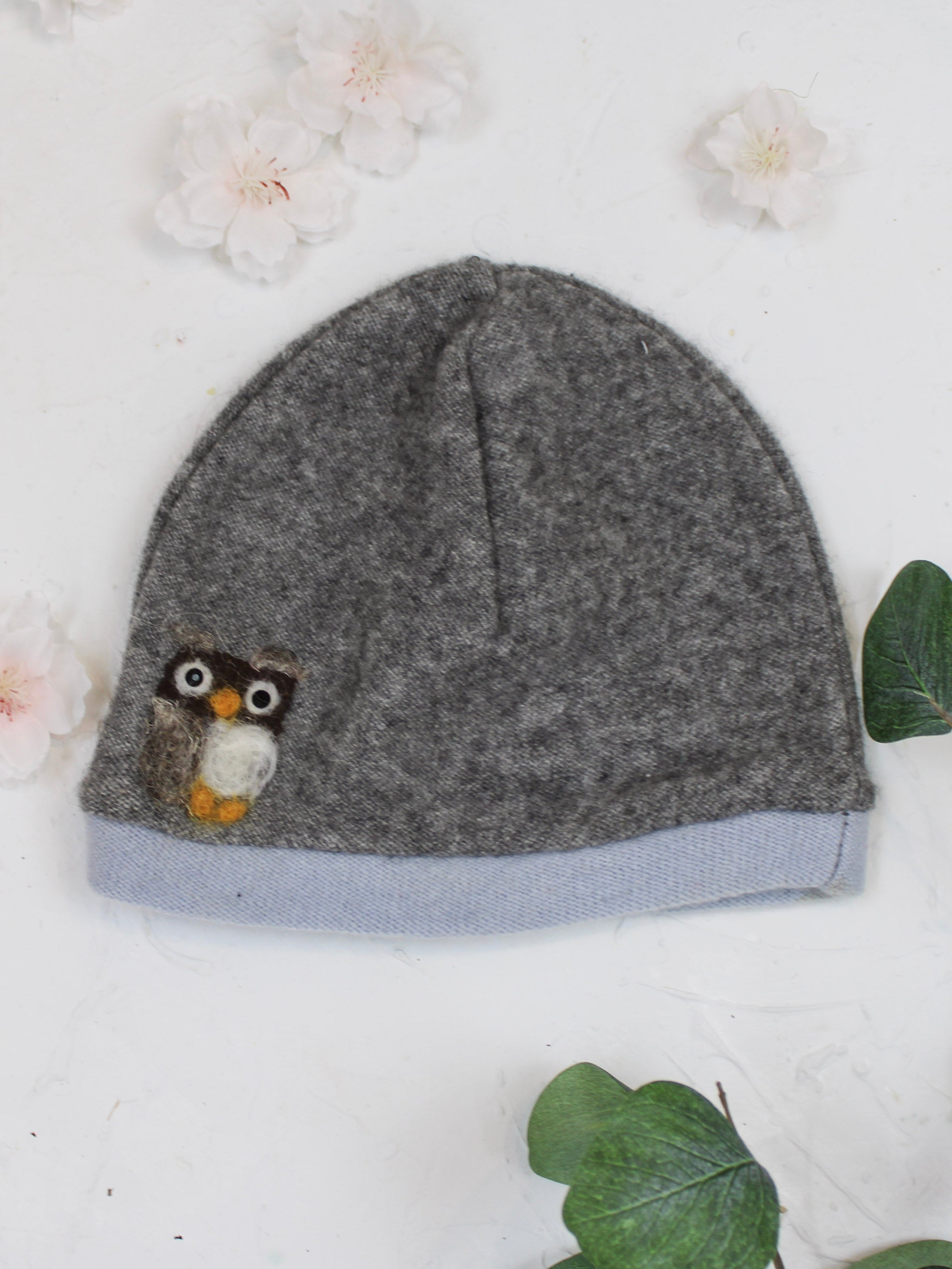 Owl Cashmere Hat - Toddler - BIG FRENCHIES
