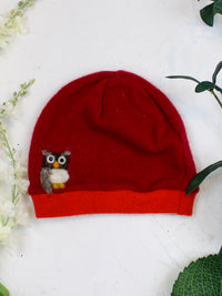 Owl Cashmere Hat - Toddler - BIG FRENCHIES