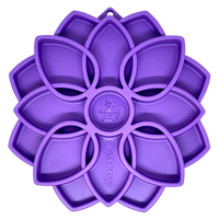 Mandala eTray Shallow Slow Feeder Dog Bowl for Enrichment | USA Made - BIG FRENCHIES