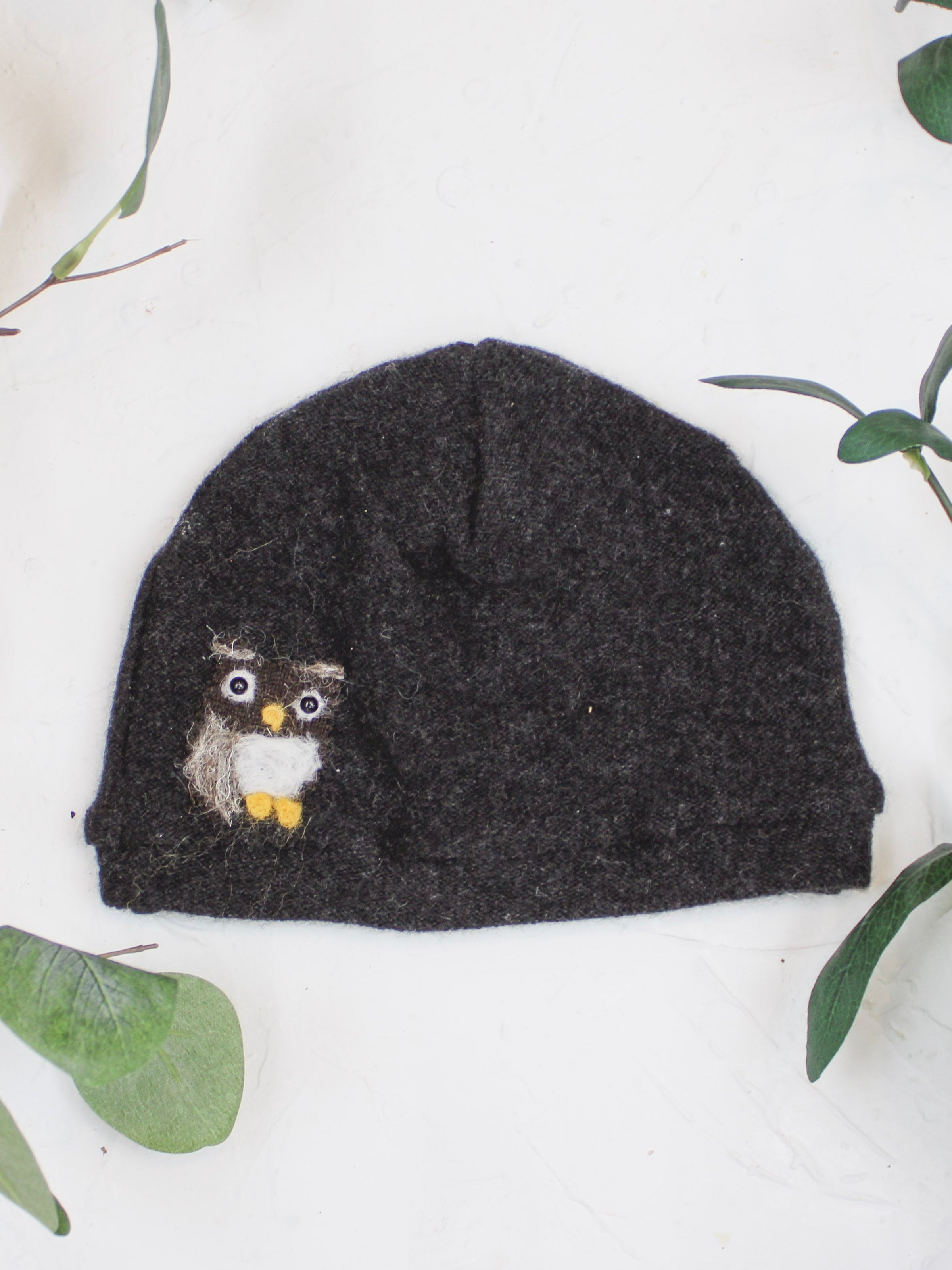 Owl Cashmere Hat - Toddler - BIG FRENCHIES