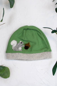 Squirrel Cashmere Hat - Baby - BIG FRENCHIES