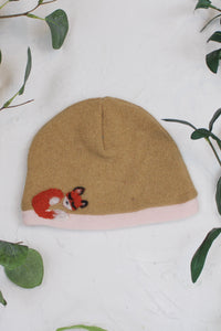 Sleeping Fox Cashmere Hat - Toddler - BIG FRENCHIES