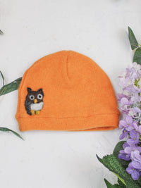 Owl Cashmere Hat - Toddler - BIG FRENCHIES