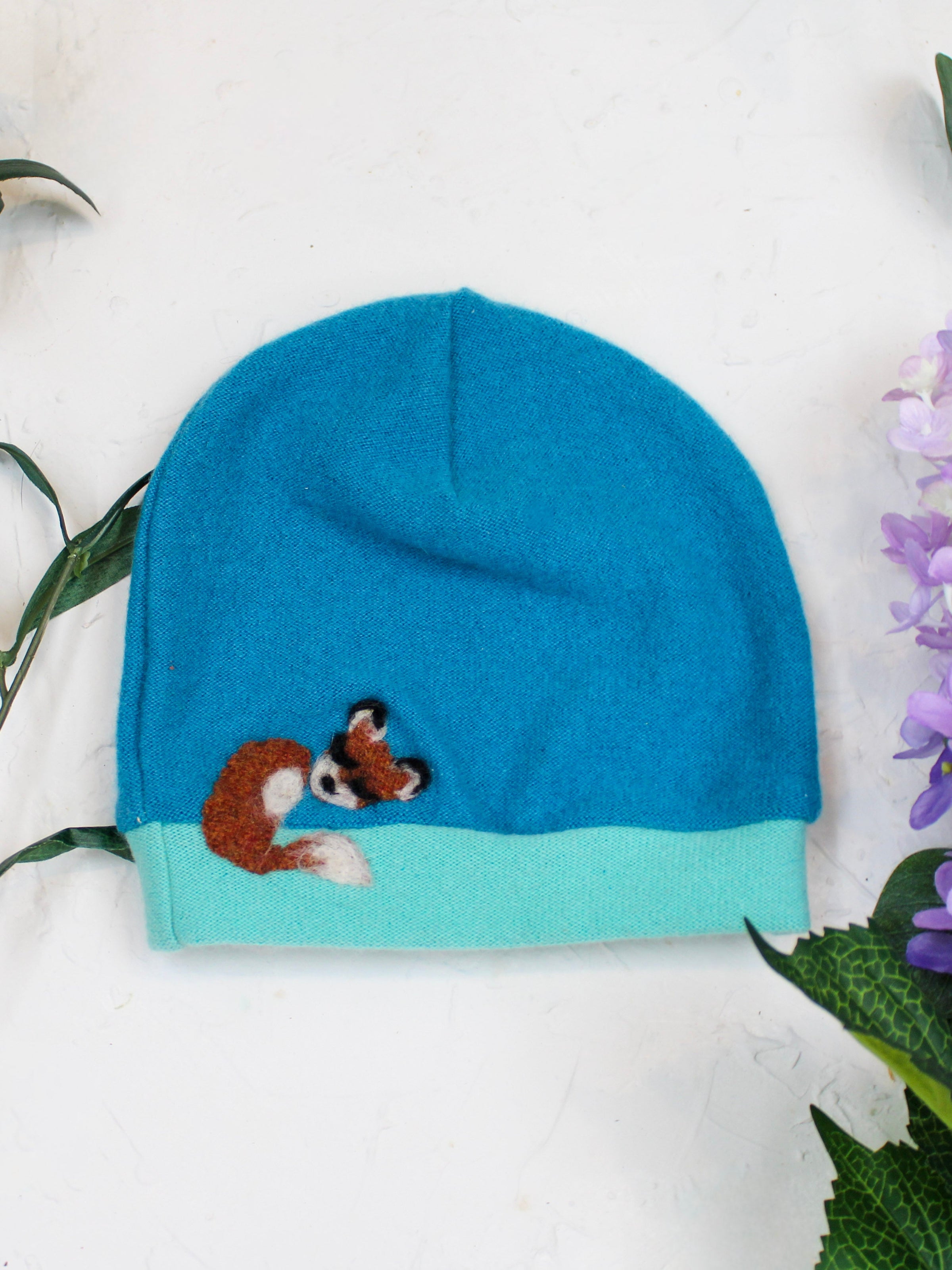 Sleeping Fox Cashmere Hat - Toddler - BIG FRENCHIES