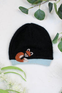 Sleeping Fox Cashmere Hat - Toddler - BIG FRENCHIES