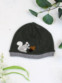 Squirrel Cashmere Hat - Baby - BIG FRENCHIES