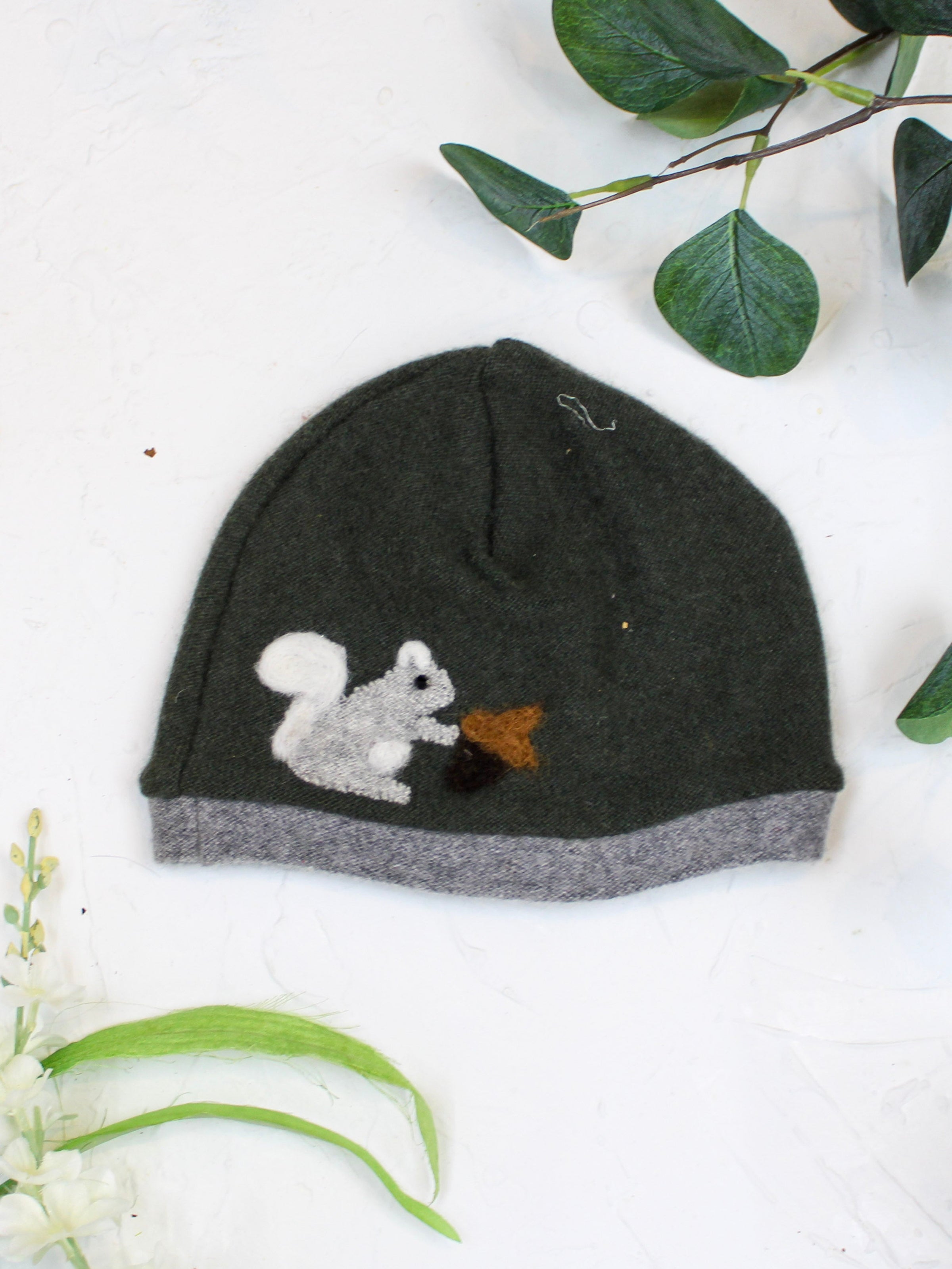 Squirrel Cashmere Hat - Baby - BIG FRENCHIES