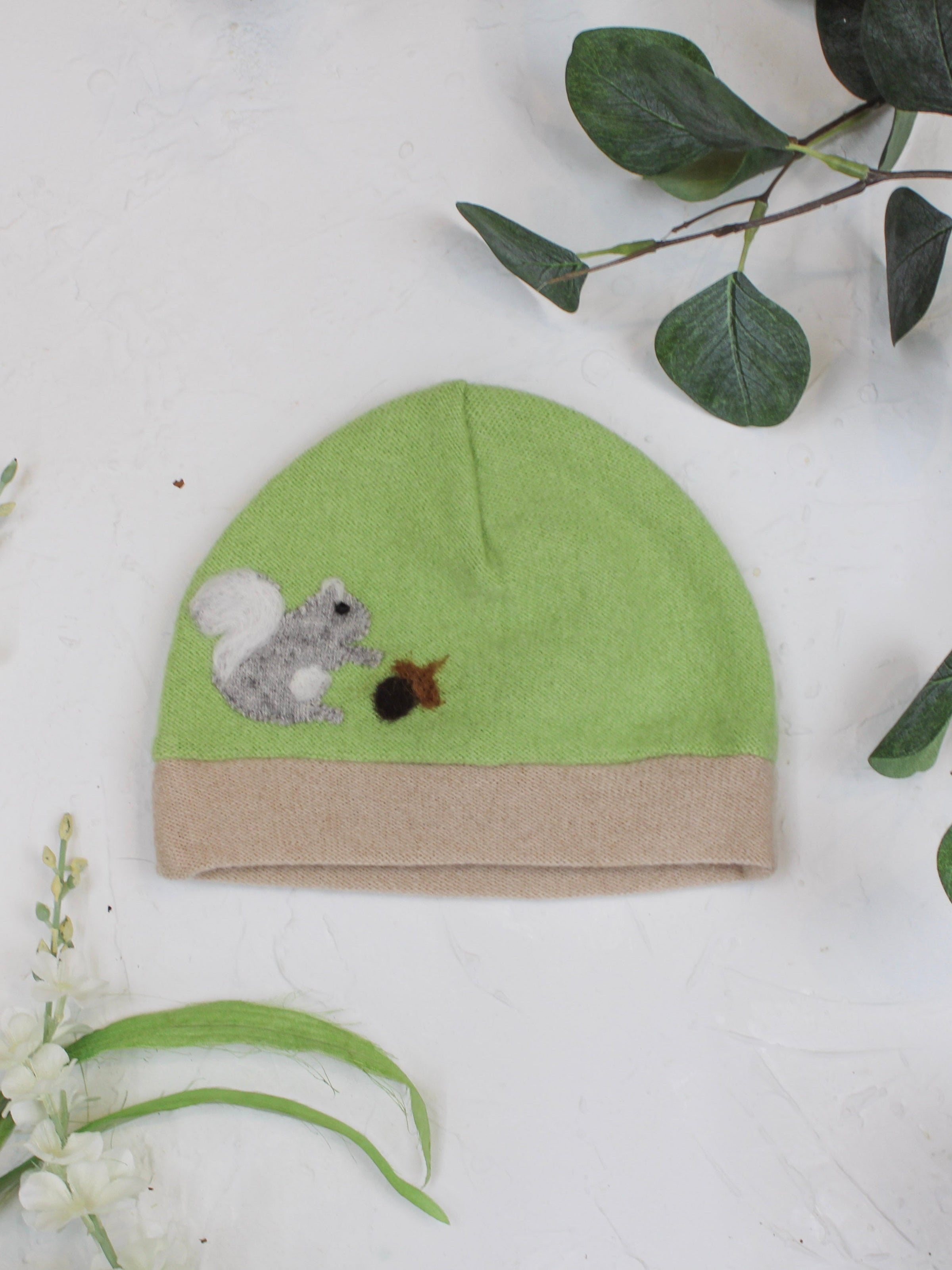 Squirrel Cashmere Hat - Baby - BIG FRENCHIES