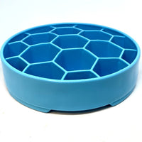 Honeycomb eBowl Deep Slow Feeder Dog Bowl for Enrichment | USA Made - BIG FRENCHIES