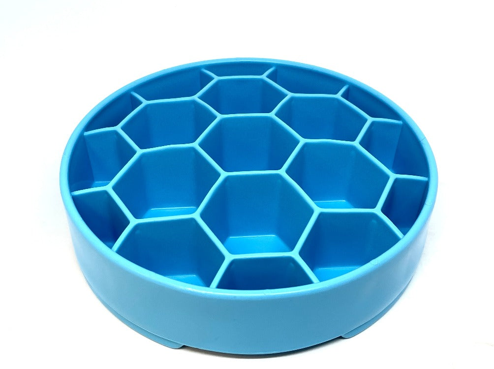 Honeycomb eBowl Deep Slow Feeder Dog Bowl for Enrichment | USA Made - BIG FRENCHIES
