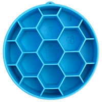 Honeycomb eBowl Deep Slow Feeder Dog Bowl for Enrichment | USA Made - BIG FRENCHIES