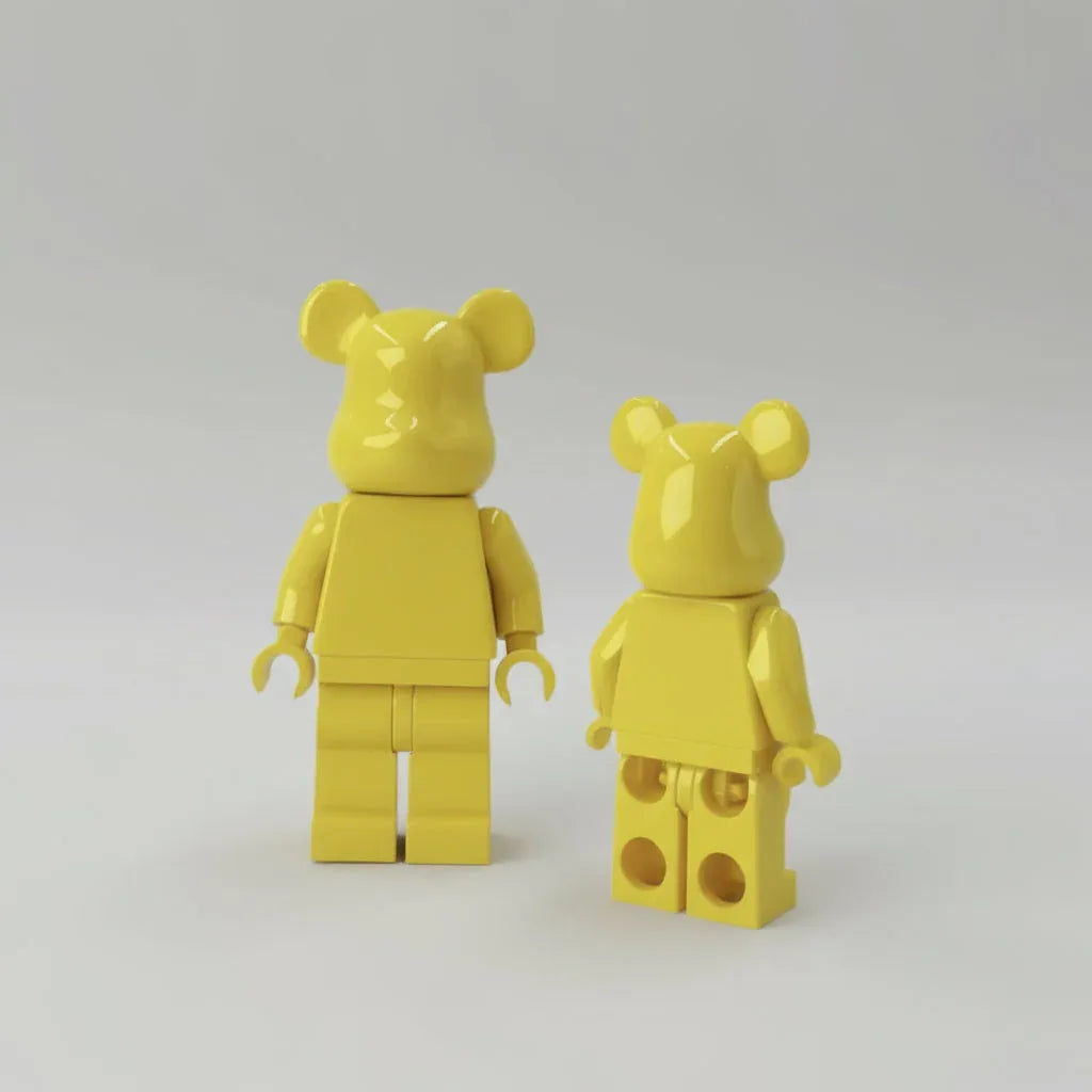 Bearbrick Monochrome Bear Minifigures – 20+ Vibrant Colors! - BIG FRENCHIES