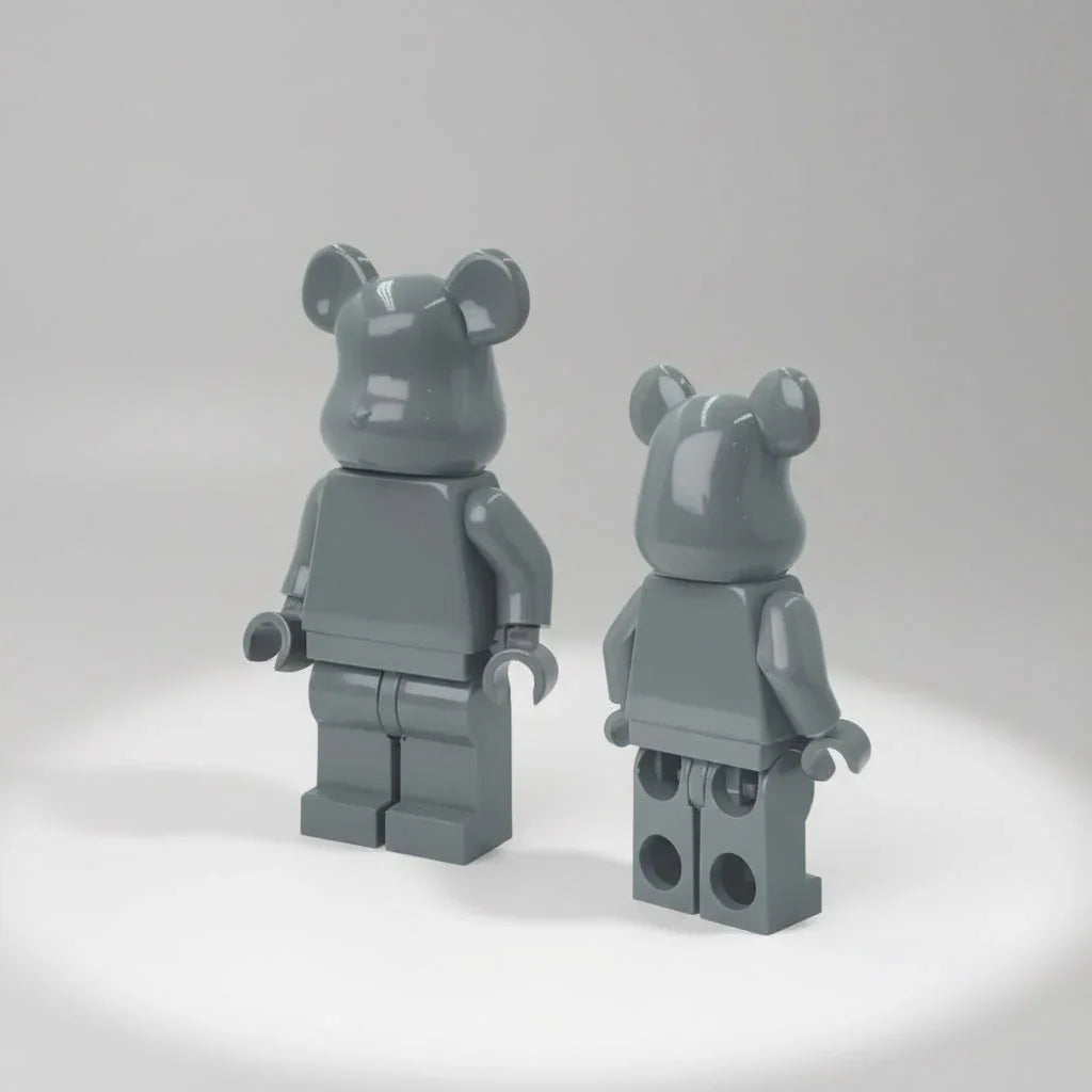 Bearbrick Monochrome Bear Minifigures – 20+ Vibrant Colors! - BIG FRENCHIES