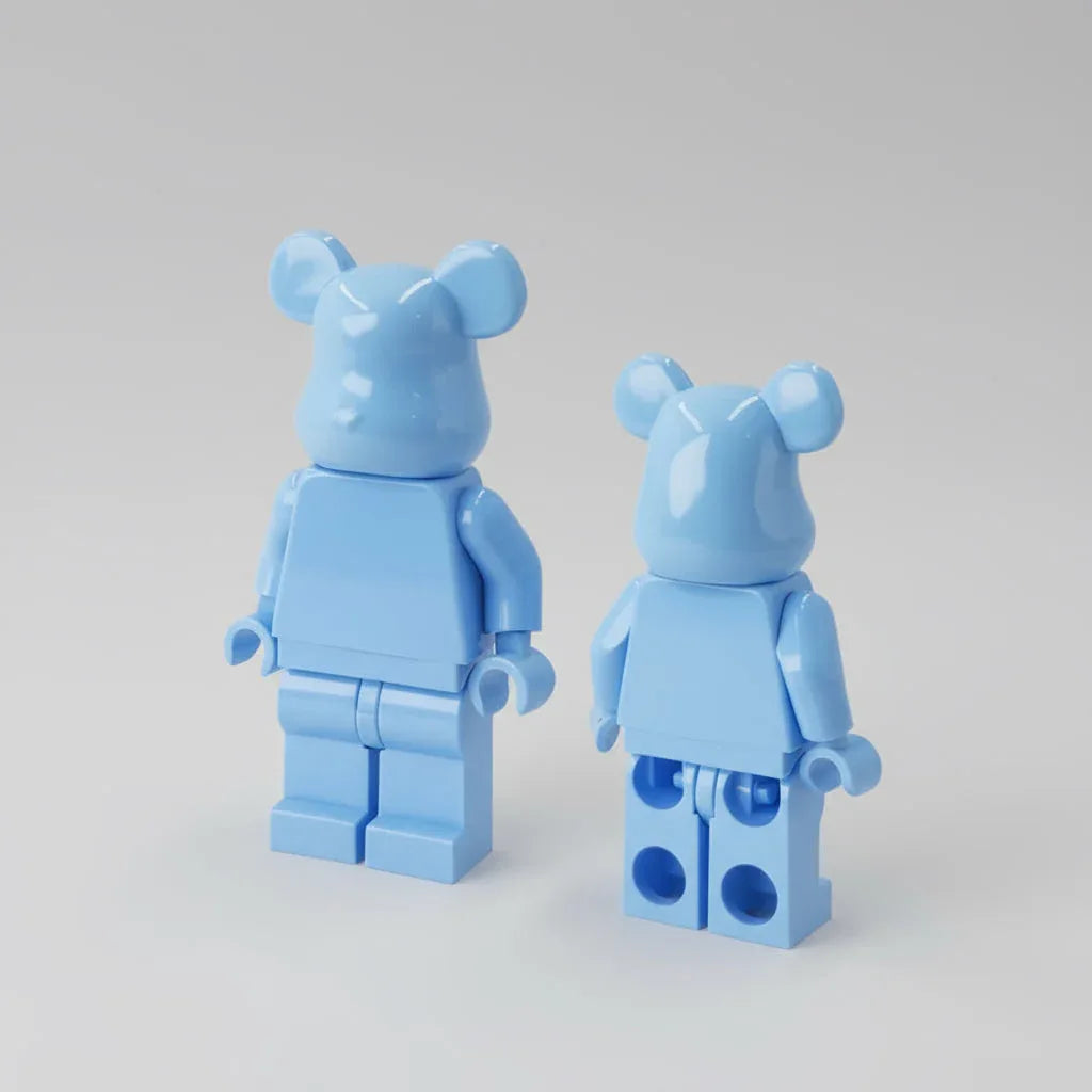 Bearbrick Monochrome Bear Minifigures – 20+ Vibrant Colors! - BIG FRENCHIES