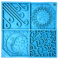 Sky eMat - Enrichment Lick Mat for Dogs and Cats | Celestial Design | SodaPup - BIG FRENCHIES
