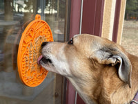 Camp eMat - Enrichment Lick Mat For Dogs and Cats - with Suction Cups | Retro Van Design | USA Made - BIG FRENCHIES