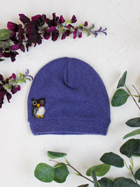 Owl Cashmere Hat - Child - BIG FRENCHIES