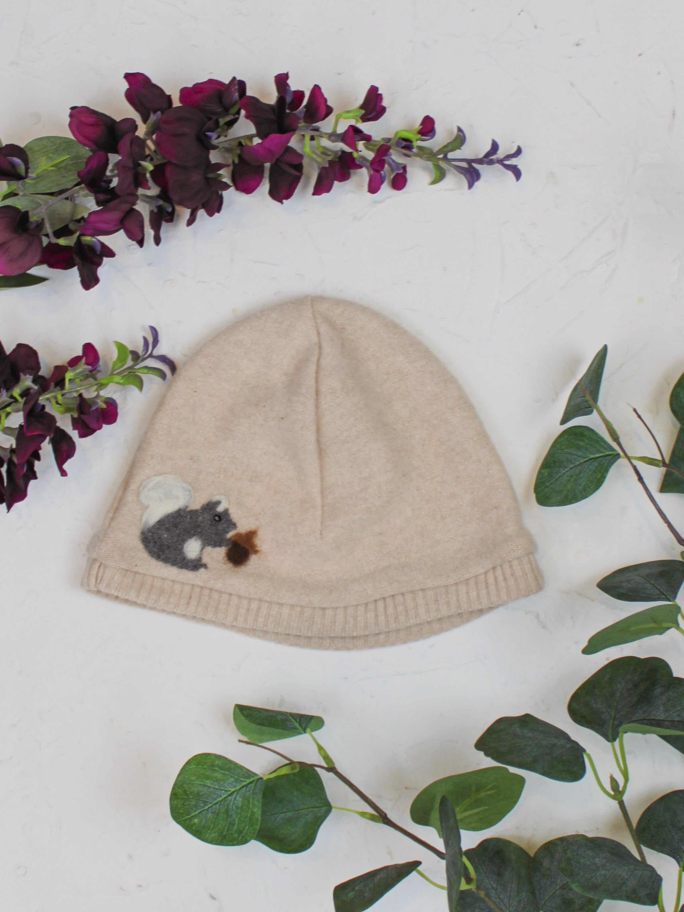 Squirrel Cashmere Hat - Child - BIG FRENCHIES