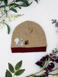 Squirrel Cashmere Hat - Child - BIG FRENCHIES