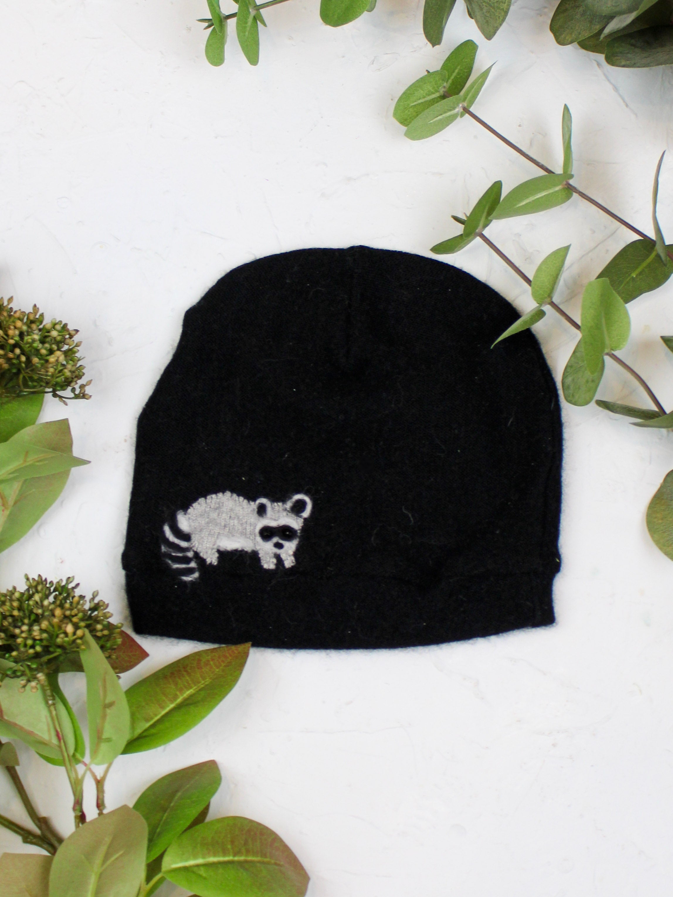 Raccoon Cashmere Hat - Child - BIG FRENCHIES