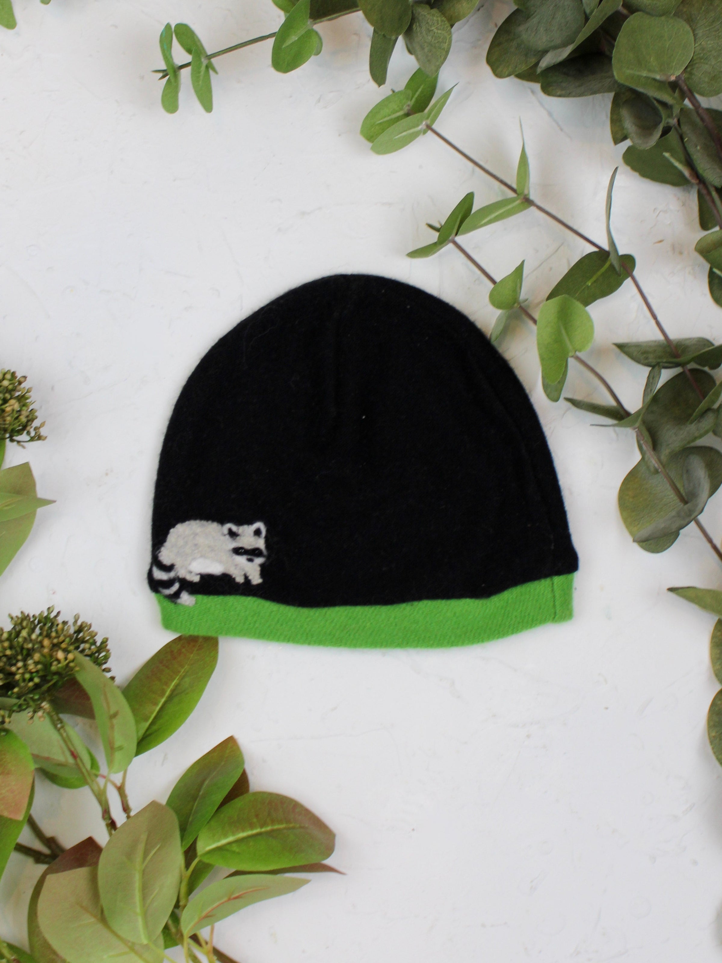 Raccoon Cashmere Hat - Child - BIG FRENCHIES