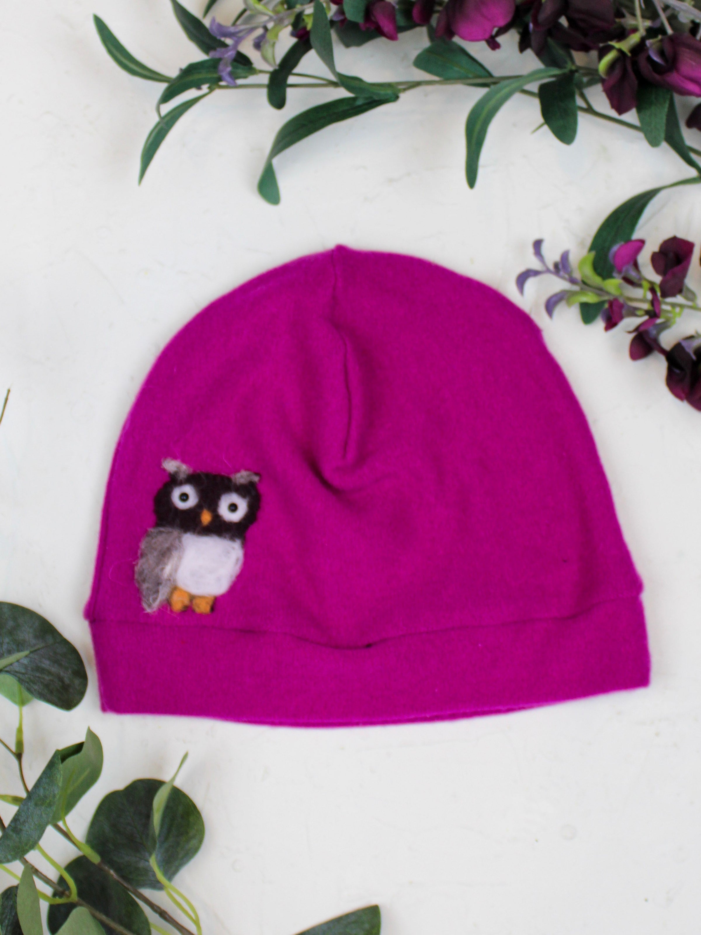 Owl Cashmere Hat - Adult/Big Kid - BIG FRENCHIES