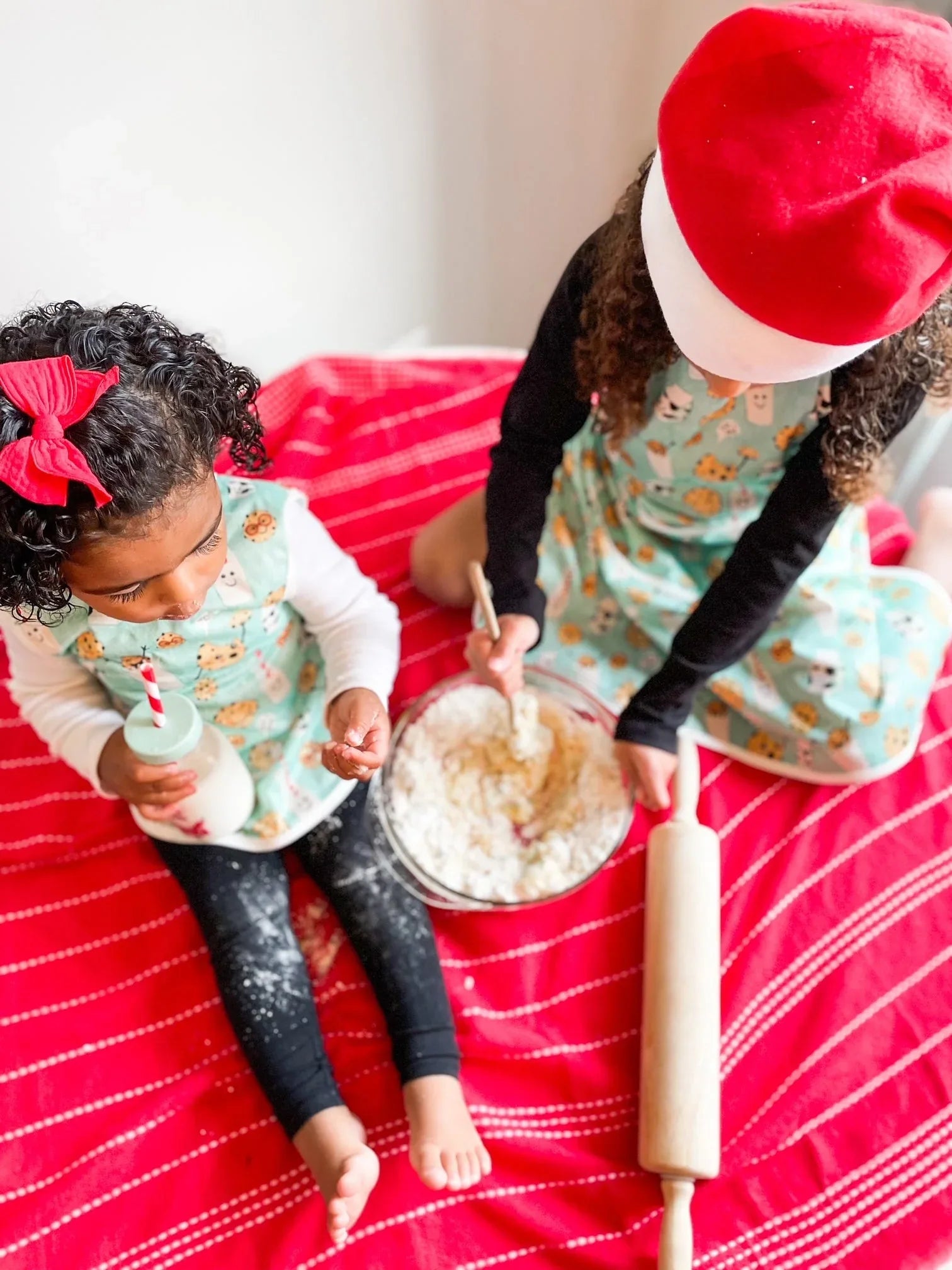 Cookies & Milk Apron - fits sizes youth small through adult 2XL - BIG FRENCHIES
