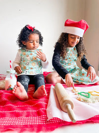 Cookies & Milk Apron - fits sizes youth small through adult 2XL - BIG FRENCHIES