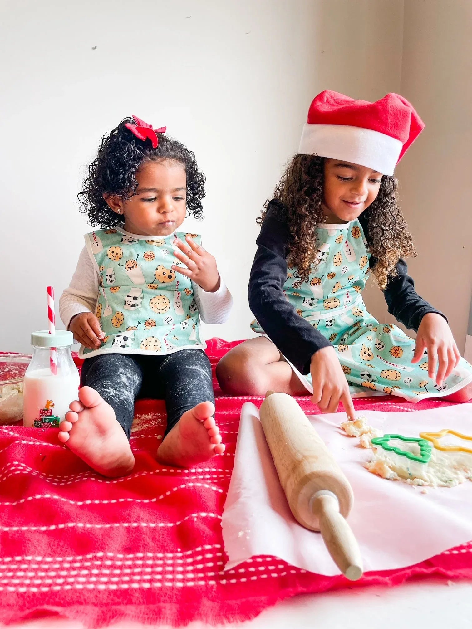 Cookies & Milk Apron - fits sizes youth small through adult 2XL - BIG FRENCHIES