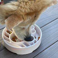 Java eBowl Deep Slow Feeder Dog Bowl for Enrichment | USA Made - BIG FRENCHIES