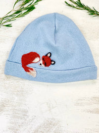 Sleeping Fox Cashmere Hat - Child - BIG FRENCHIES