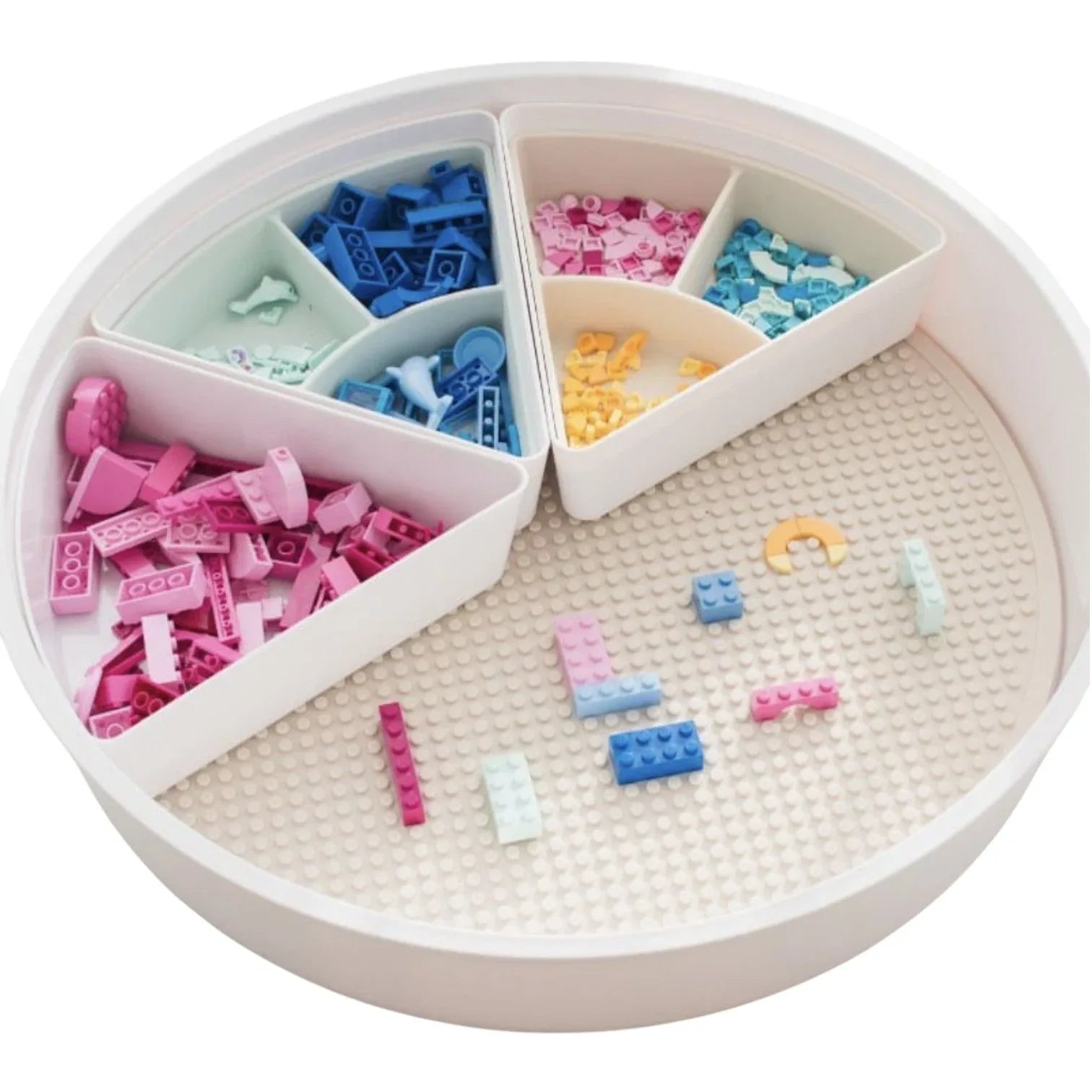 Sensory Play Tray with Removable Compartments and Lid - BIG FRENCHIES