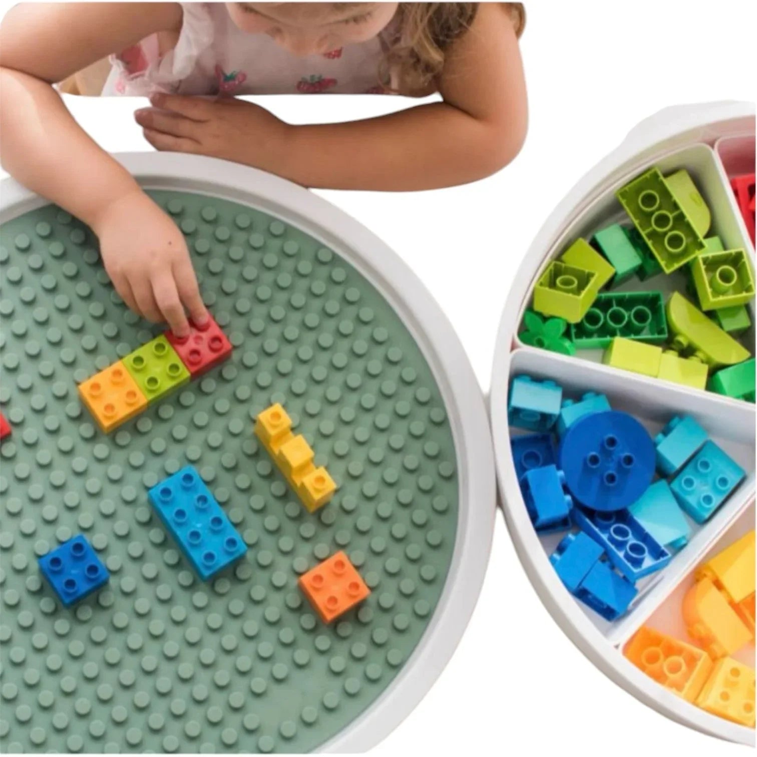 Sensory Play Tray with Removable Compartments and Lid - BIG FRENCHIES