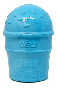 Ice Cream Cone Rubber Dog Chew Toy for Power Chewers | USA Made | SodaPup - BIG FRENCHIES