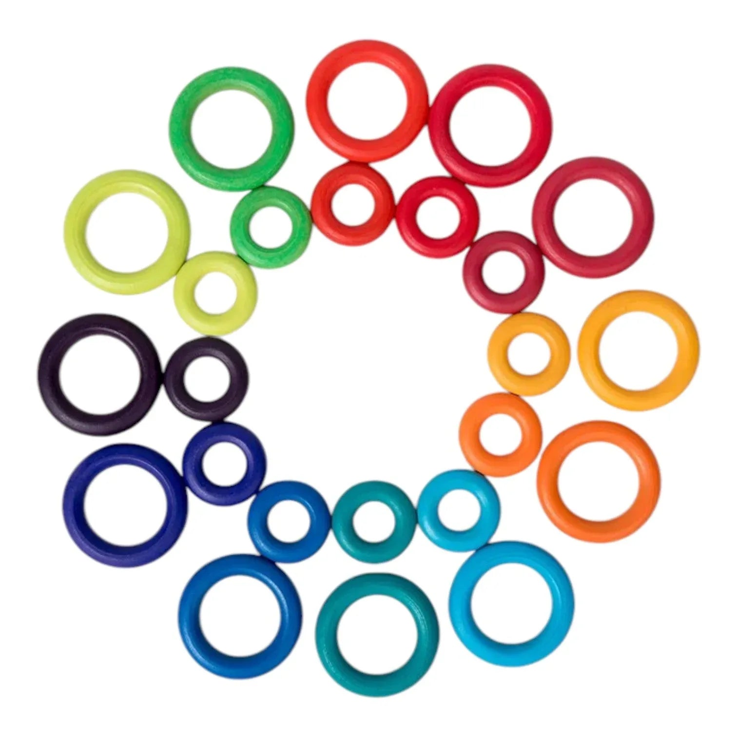 12-Dowel Sorting Tree with 24 Building Rings Set - BIG FRENCHIES