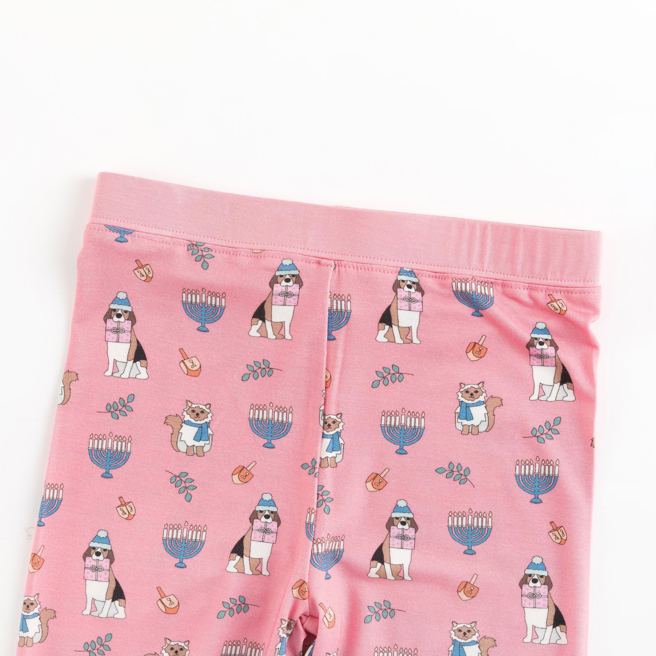Hanukkah Pets (Long Sleeve PJ) - Pink - BIG FRENCHIES