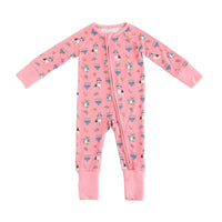 Hanukkah Pets (Convertible Zip Footies) - Pink - BIG FRENCHIES