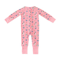 Hanukkah Pets (Convertible Zip Footies) - Pink - BIG FRENCHIES