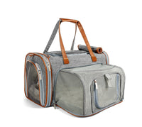 Mr. Peanut's Gold Series Mini Size Airline Compliant Expandable Pet Carrier - BIG FRENCHIES
