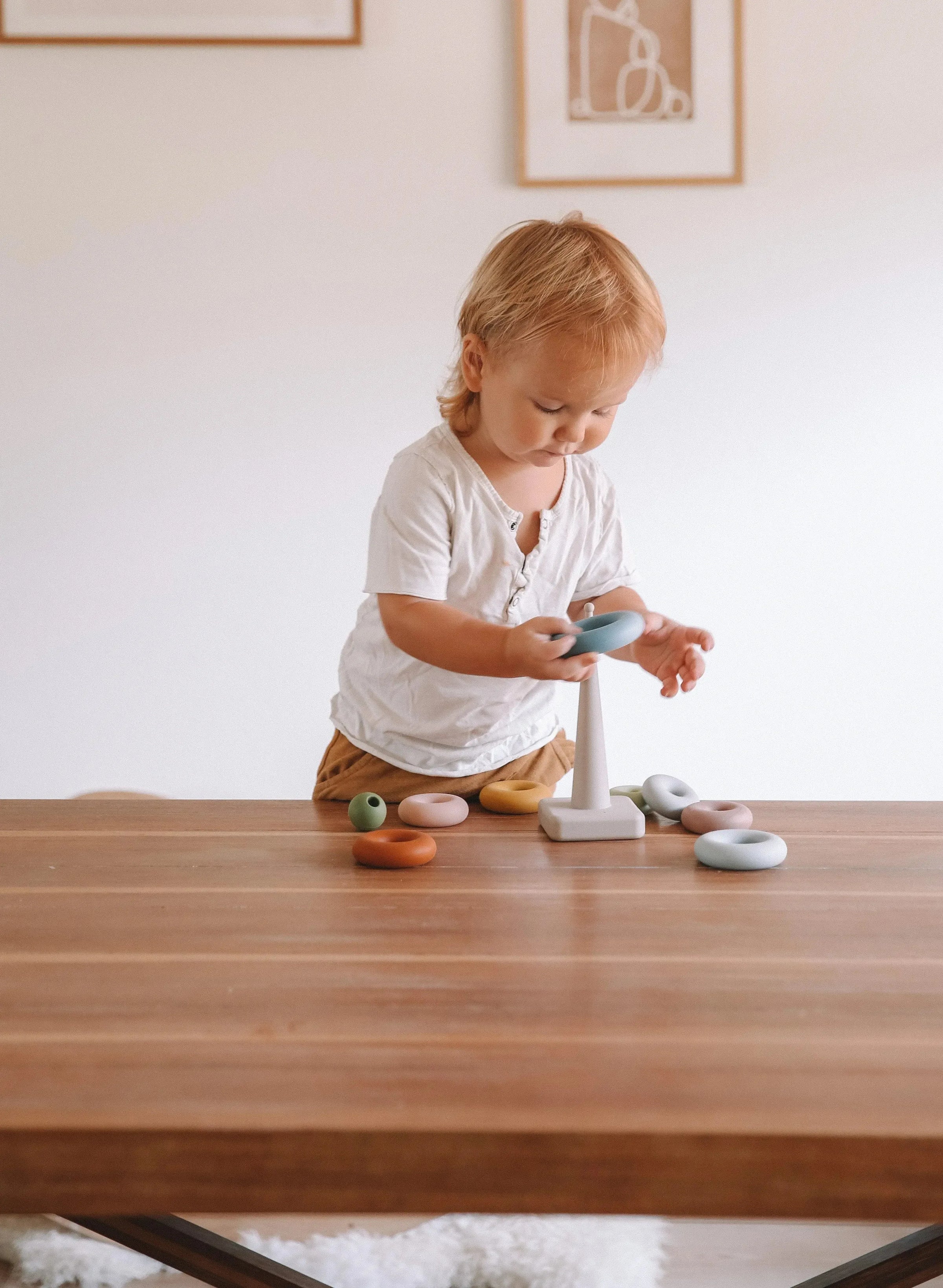 Silicone Ring Stacking Toy – 10pc| LYTL®️ - BIG FRENCHIES