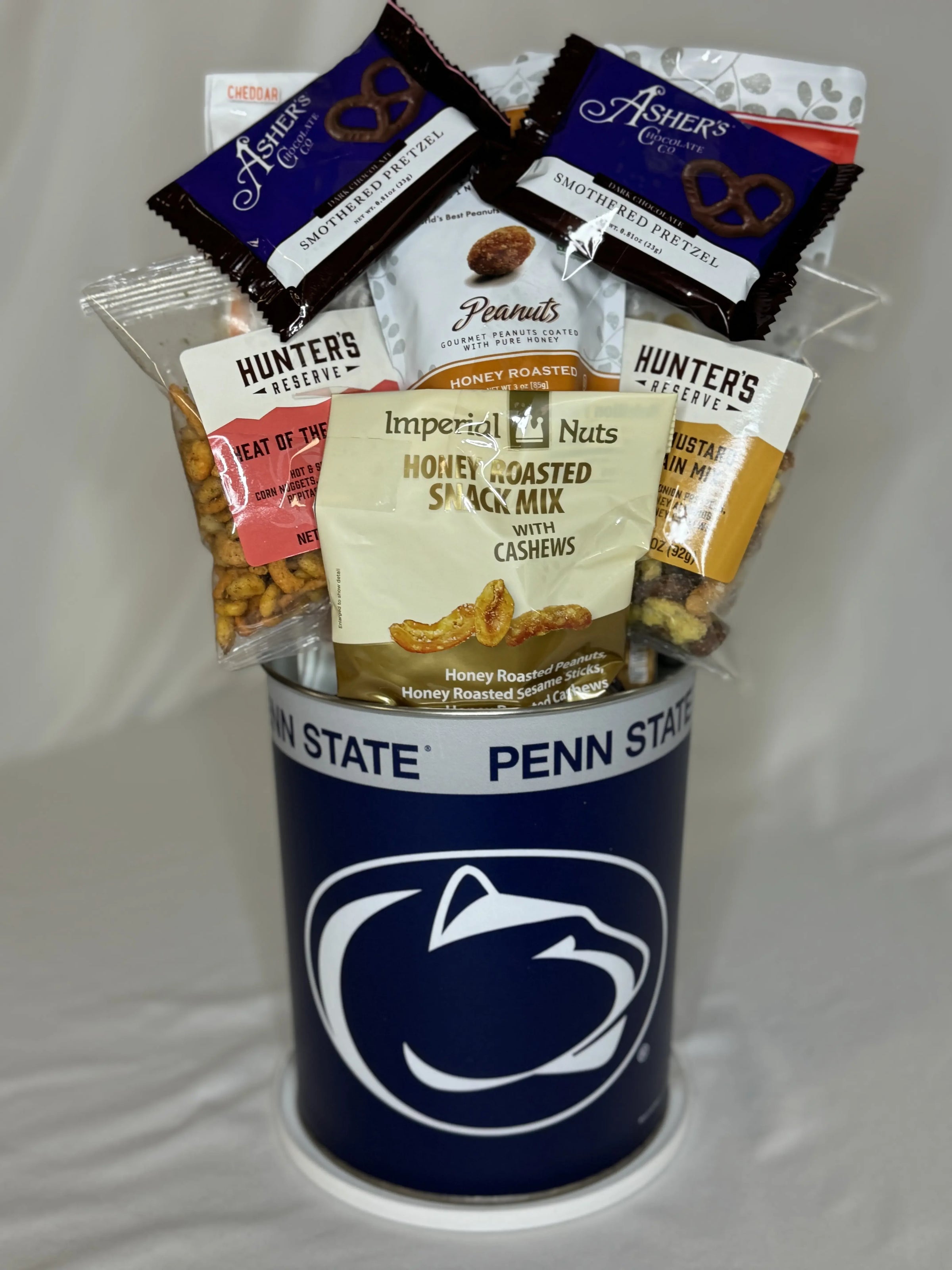 JGB Sports - Penn State Nittany Lions Gift Tin Basket - Made In America - BIG FRENCHIES